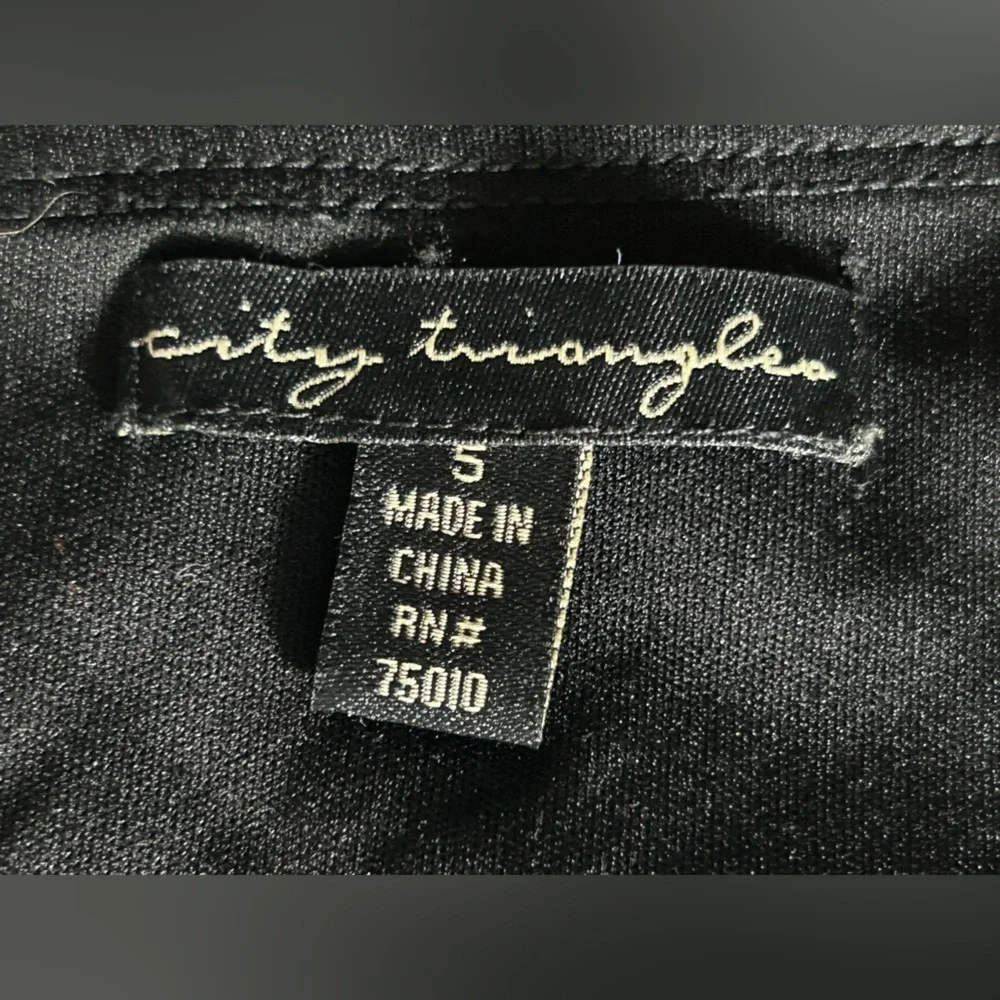 City Triangles Short Prom Dress - 5 - Black - Used - Picture 3 of 3